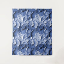 blue craquelure Fabric