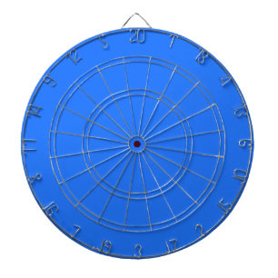 Blue (Crayola) (solid colour) Dartboard