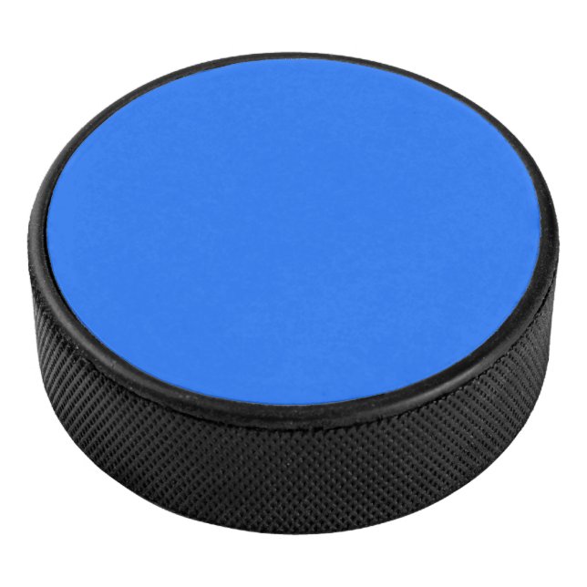  Blue (Crayola) (solid colour)  Hockey Puck (3/4)