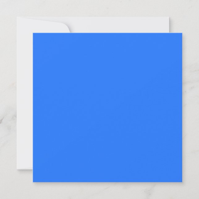 Blue (Crayola) (solid colour)   Holiday Card (Front)