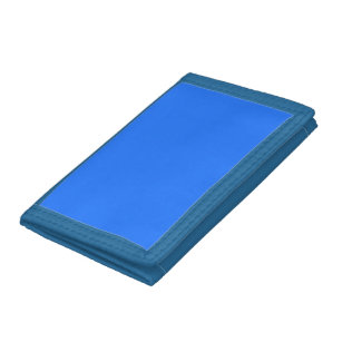  Blue (Crayola) (solid colour)   Trifold Wallet