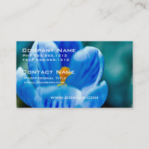 Blue Crocus Business Cards