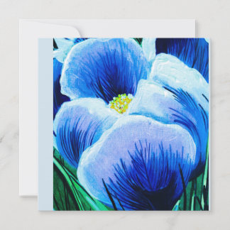 Blue Crocus Card