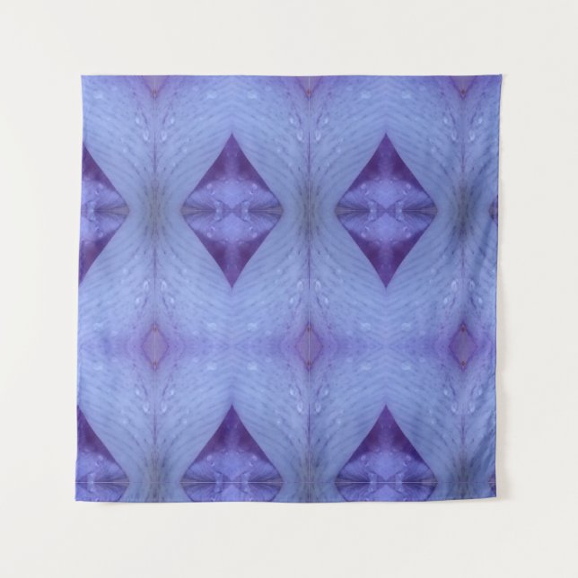 Blue Crocus Ikat Tapestry (Front)