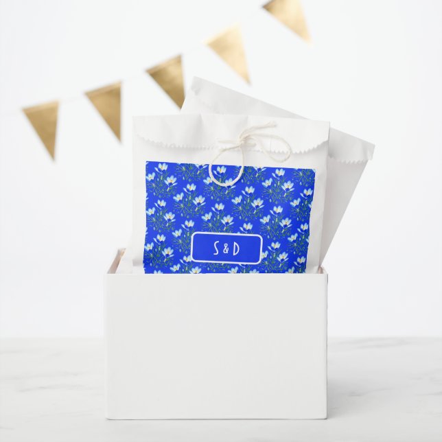 Blue Crocuses  Favour Bag (Party)