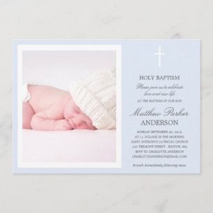 BLUE CROSS BAPTISM INVITATION