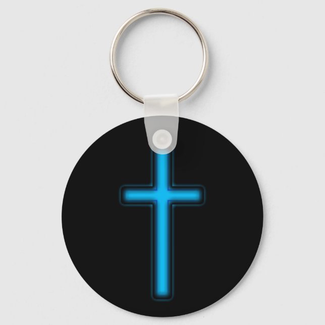 Blue Cross Key Ring (Front)