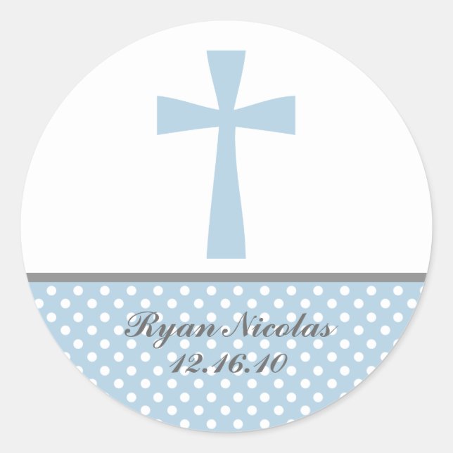 Blue Cross Stickers (Front)