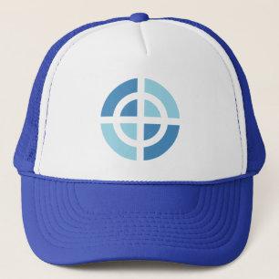 Blue Cross Symbol Trucker Hat