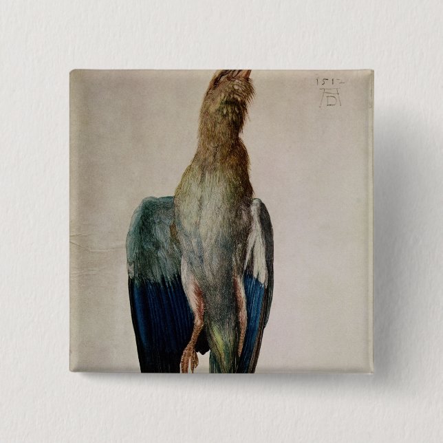 Blue Crow, 1512 15 Cm Square Badge (Front)