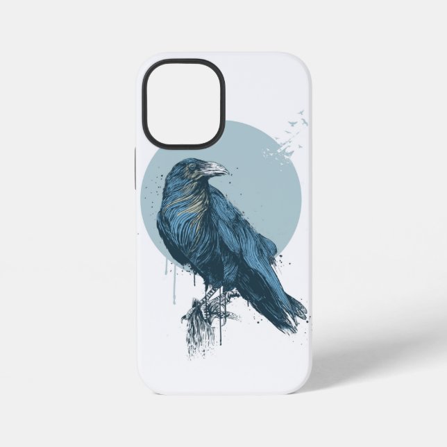 Blue crow barely there iPod case (Back)