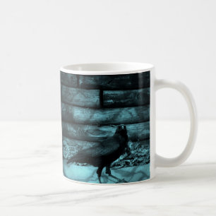 Blue Crow Shadows Coffee Mug