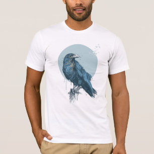Blue crow T-Shirt