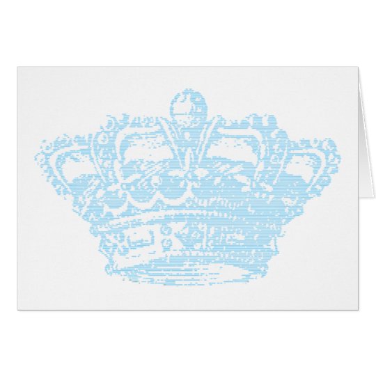 Blue Crown Card