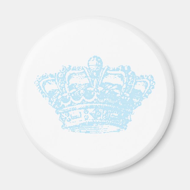 Blue Crown Magnet (Front)