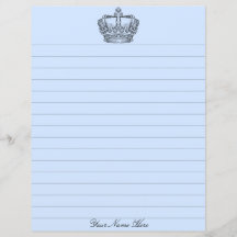 Blue Crown Stationery