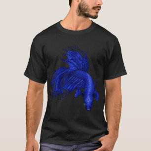 Blue Crowntail Betta T-Shirt