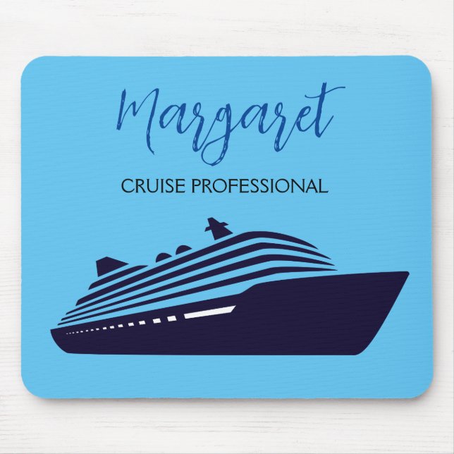 Blue Cruise Professional Mouse Pad (Front)