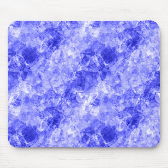 Blue Crumpled Texture Mouse Pad (Front)