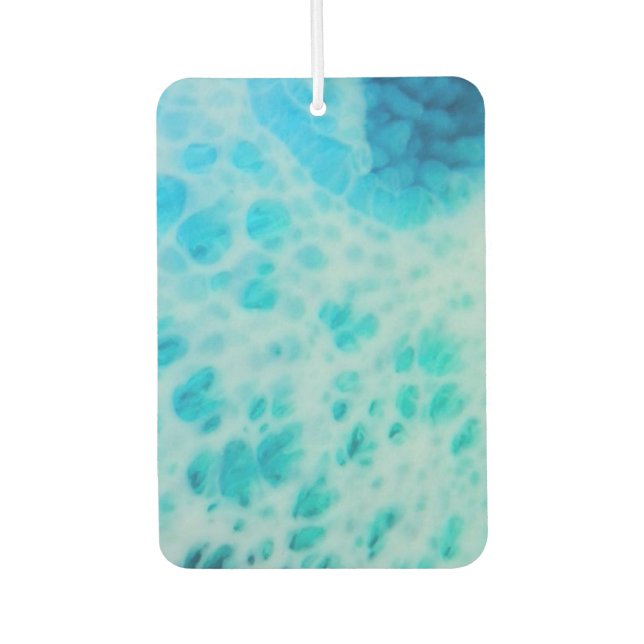 Blue Crush - Abstract Coastal Artwork  Car Air Freshener (Front)