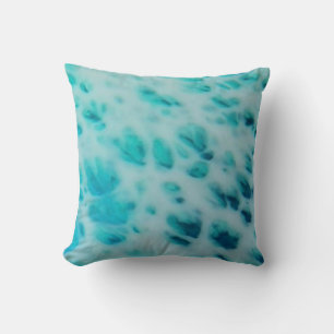 Blue Crush - Abstract Coastal Artwork Cushion