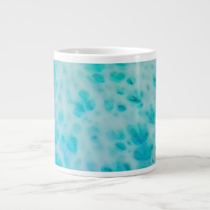 Blue Crush - Abstract Coastal Artwork  Large Coffee Mug