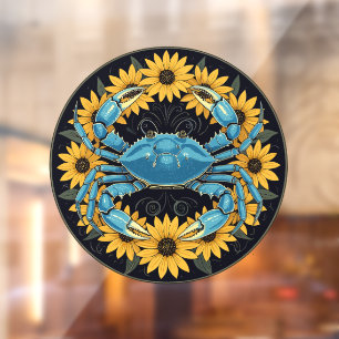 Blue Crustacean And Black Eyed Susan Flowers