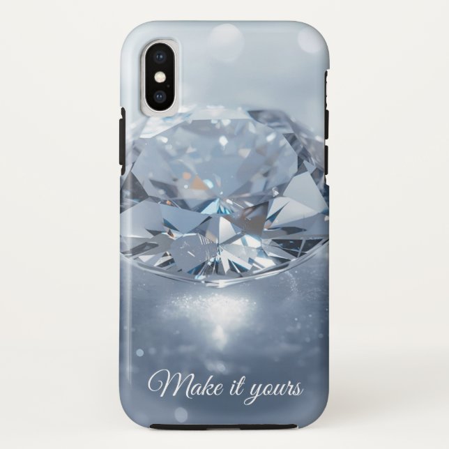 Blue Crystal Art Case – Personalised for Meaningfu (Back)