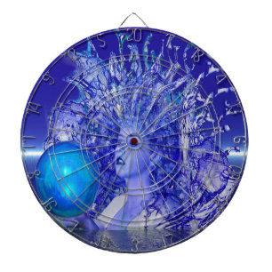 Blue Crystal Dartboard