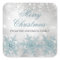 Blue Crystal Snowflake Christmas Sticker