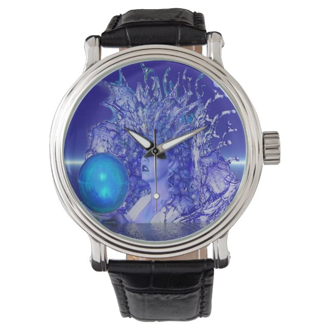 Blue Crystal Watch (Front)