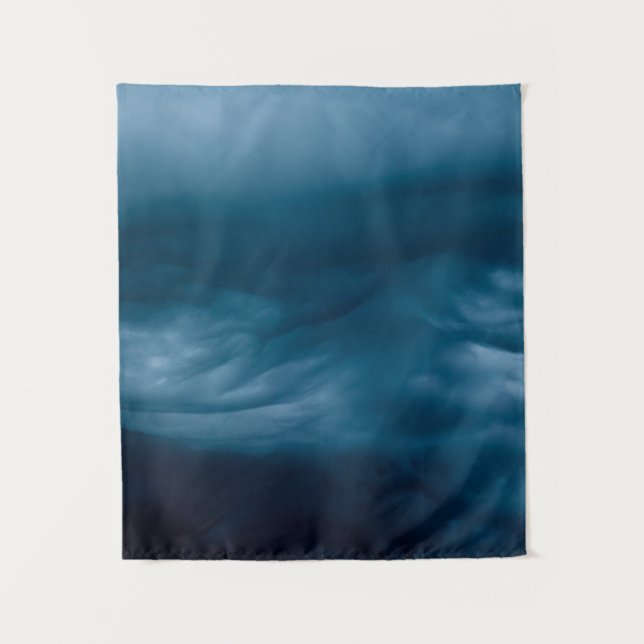 Blue cumulus clouds tapestry (Front)