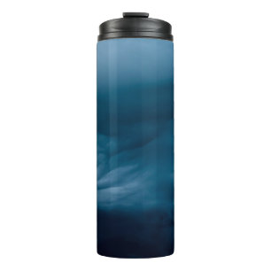 Blue cumulus clouds thermal tumbler