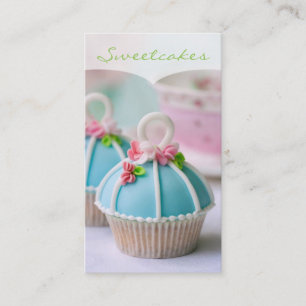 Blue Cupcake Bakery Business Card