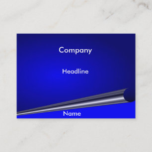 Blue Curl Page Profile Card