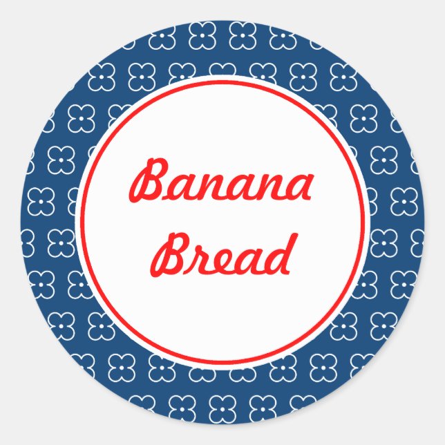 Blue Custom Kitchen Stickers (Front)