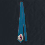Blue Custom Photo  Tie<br><div class="desc">Blue Custom Photo neck tie. A perfect personalised gift for a dad or grandfather on Father`s Day,  birthday or Christmas.</div>
