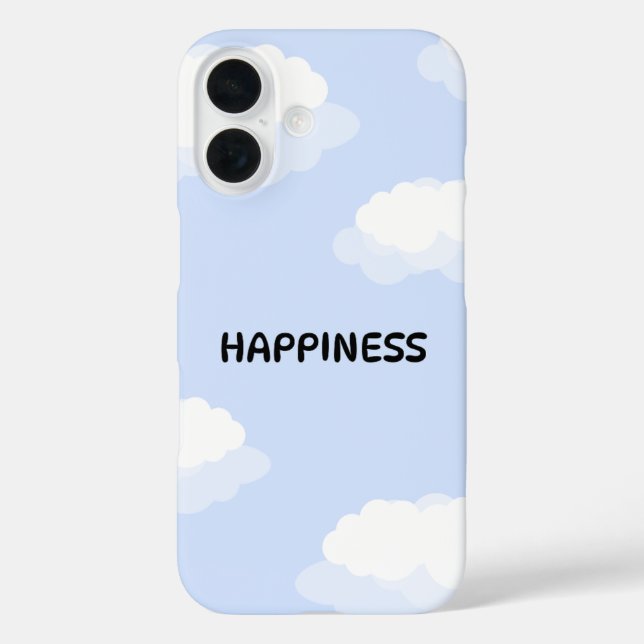 Blue cute phone case (Back)