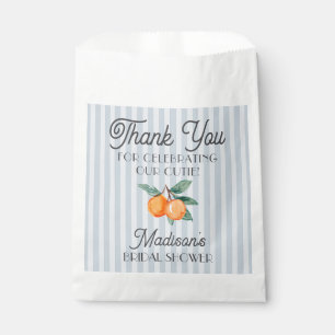 Blue Cutie Main Squeeze Citrus Bridal Shower Favour Bag