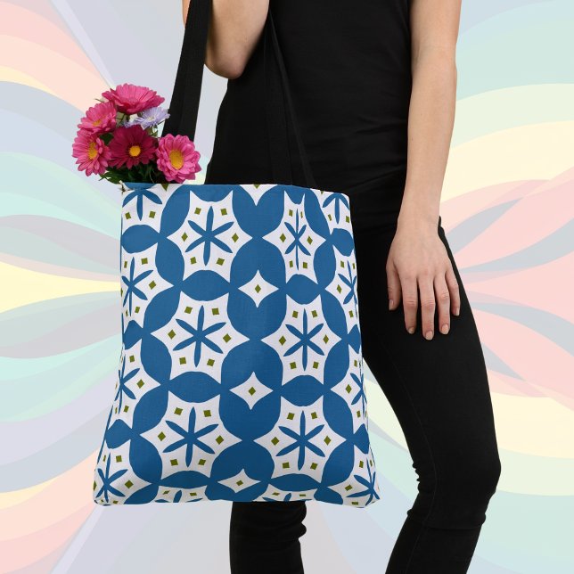 Blue cvpa10 Pattern Tote Bag (Creator Uploaded)