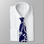 Blue Cycle tie for bike-lovers<br><div class="desc">You can change the marine-blue colour of this item by using the 'customise it' tool. Bike-man</div>
