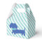 Blue Dachshund Wiener Dog with Bow Tie Favour Box