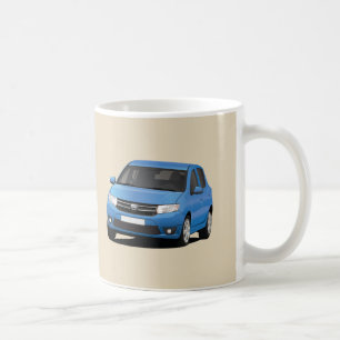 Blue Dacia Sandero 2 x image - Coffee Mug