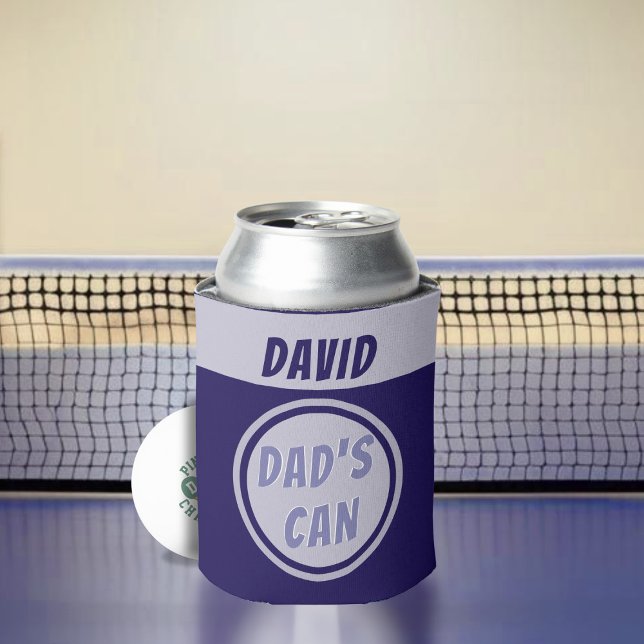 Blue Dad Can Cooler (Dad's can do anything! They're magic! A fun can cooler just for him. Makes a great Father's Day Gift)