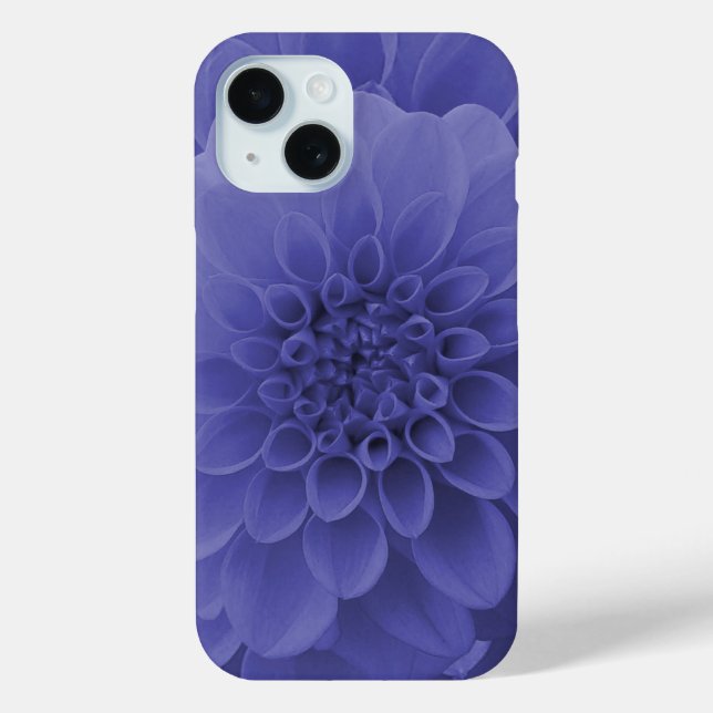 Blue Dahlia Case-Mate iPhone Case (Back)