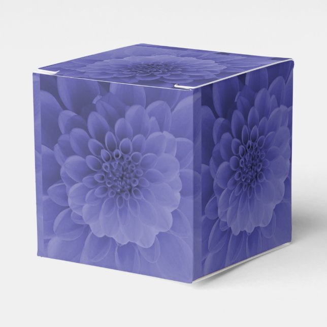 Blue Dahlia Favour Box (Front Side)