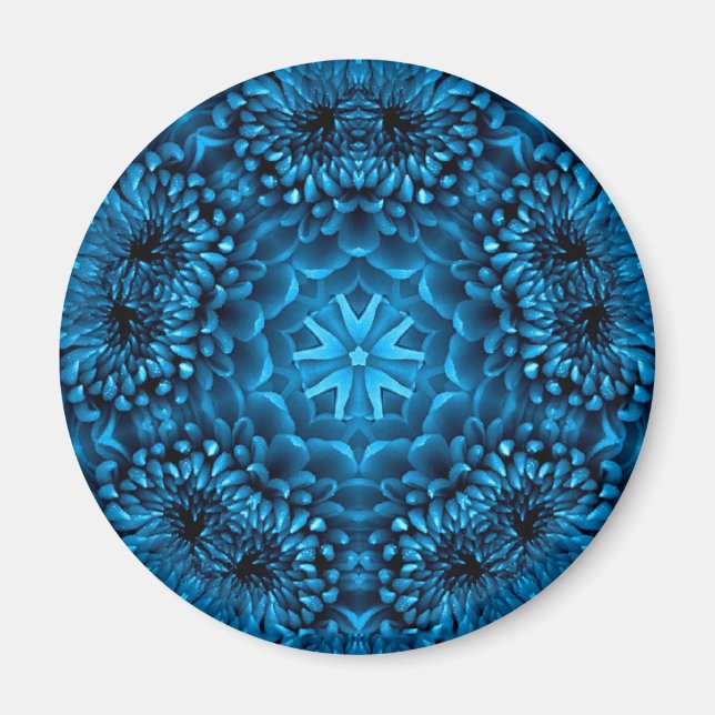 BLUE DAHLIA MAGNET (Front)