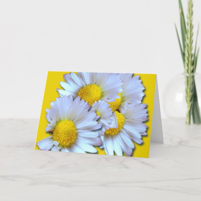 Blue Daisies Card (Front)