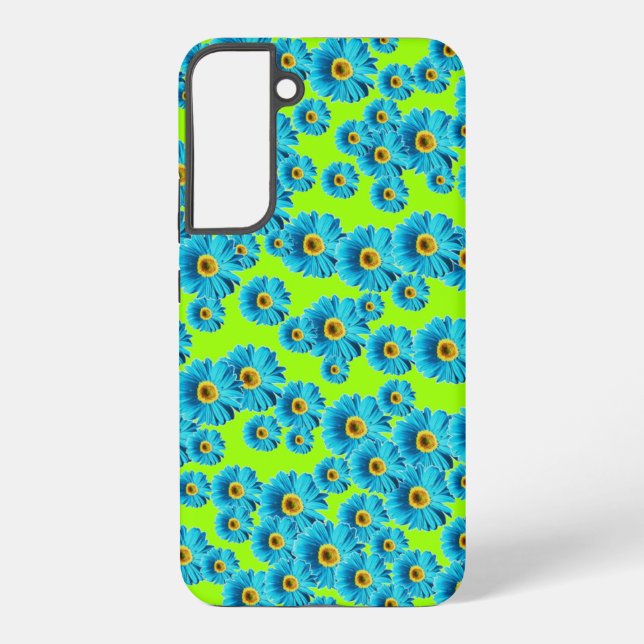 Blue Daisies Samsung Galaxy S22+ Case (Back)
