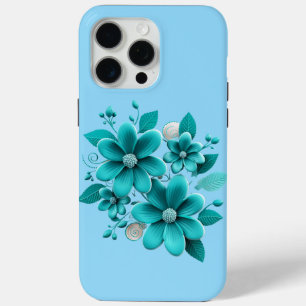 Blue Daisy iPhone 15 Pro Max Case